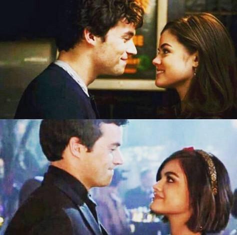 Pll_fandom_'s tweet image. Although things have changed so much between #Ezria they will always look at each other in that special way ❤️ #PLL