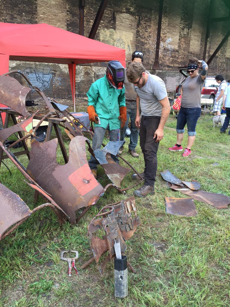 Here at <a href="/CarrieFurnaces/">Rivers of Steel</a> today! #itsagreatdaytoweld