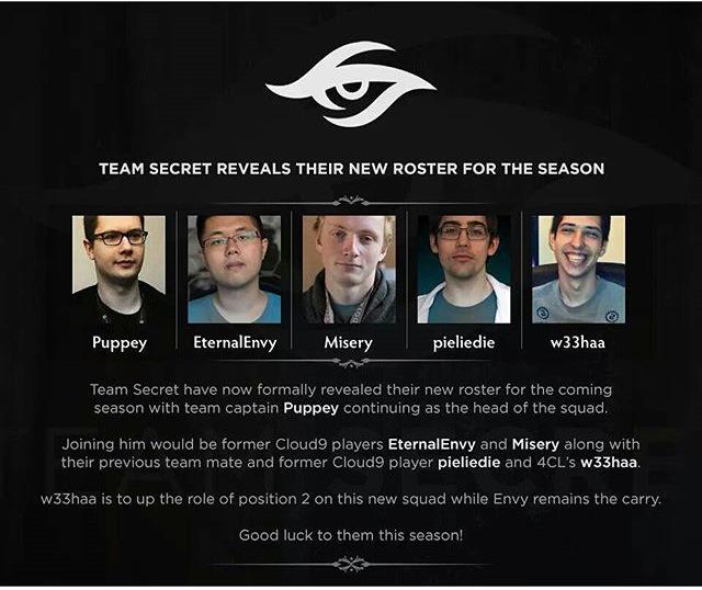 dota2_ind's tweet photo. secret new team #dota2 #secret #newrooster http://t.co/seb4DJp5b8