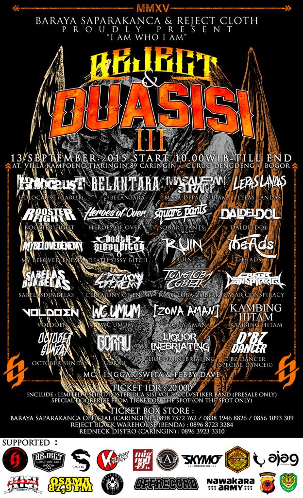 Supported by:
-EGA ARTWORK
-NAWAKARA ARMY
-POLSEK CARINGIN
-KORAMIL SILIWANGI/ BABINSA (CIAWI).