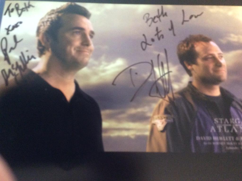 BethTauriChick's tweet photo. @dhewlett @PaulyMcGillion  I got to meet two of my favo(u)rite actors!!  Y'all are the best.  @DragonCon http://t.co/WS7ButkOOD