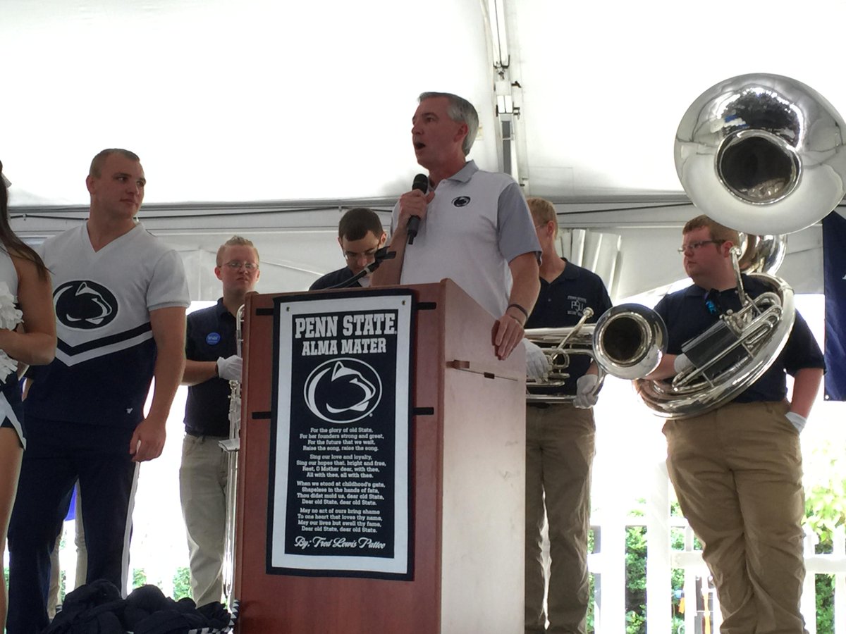 1st Pep Rally as PSU Alum President, honored to serve.  #WeAre