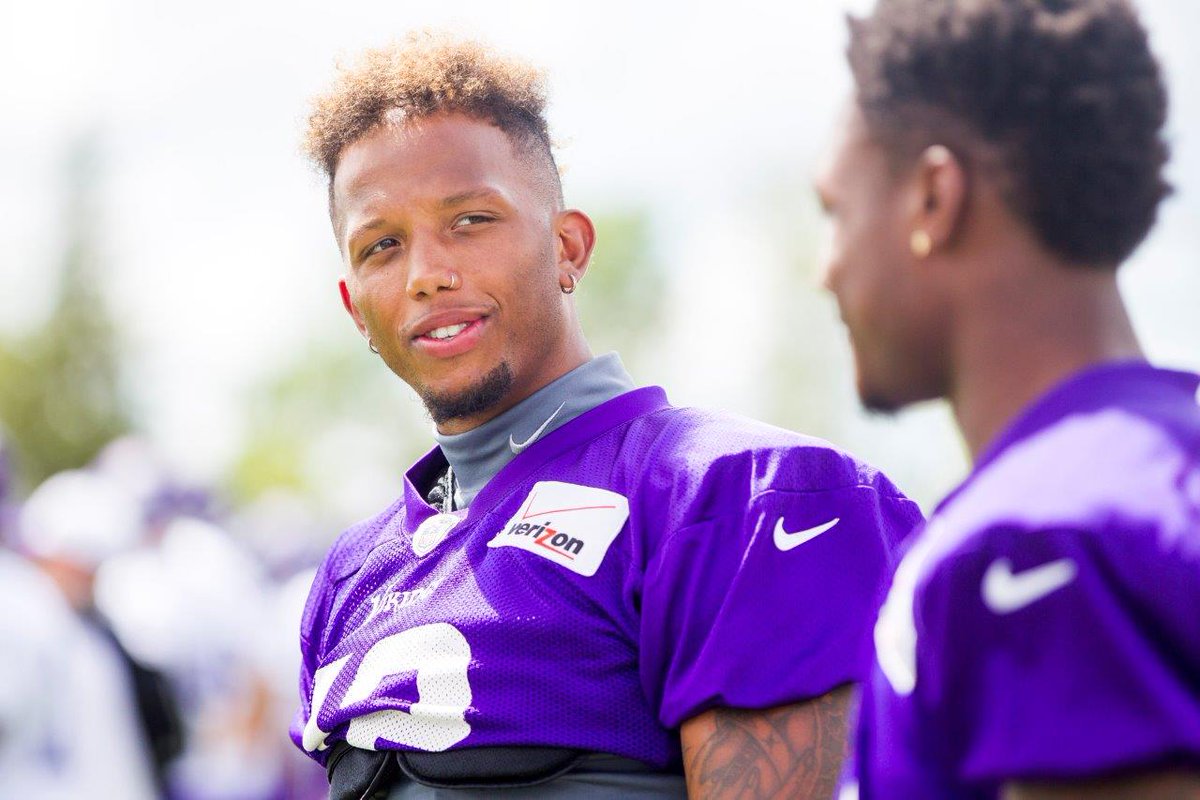 Vikings's tweet image. #Vikings WR @MrInkredibleXII will be at the @mnstatefair tomorrow! #VikingsStateFair