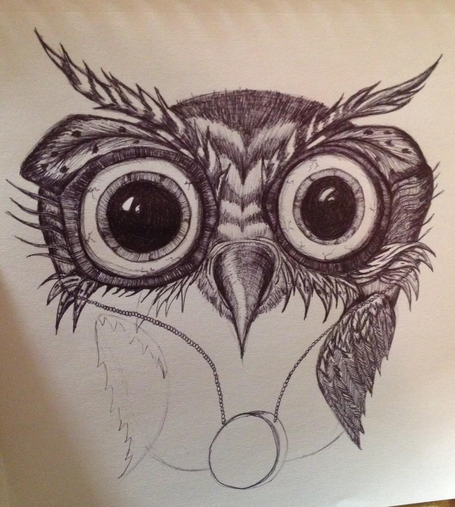 AO_Design's tweet image. #sketch #owl
