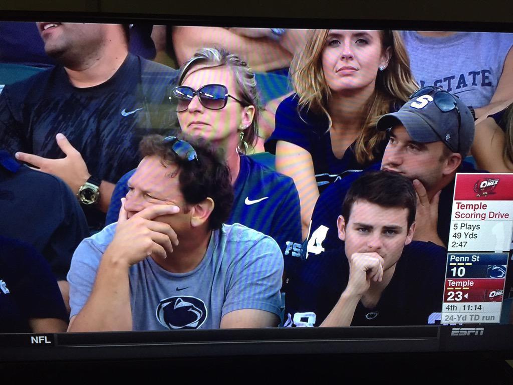 FakeSportsCentr's tweet photo. When your season is over 5 hours into the first Saturday http://t.co/hztD4b5vlZ