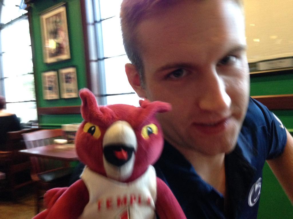 RobTitoMoore's tweet photo. He's not having fun!!! Go @TempleOwls @Temple_FB @CStewartWPTV @PennStateFball #TempleMade #TempleGameOn http://t.co/UaI1ZsxrcE