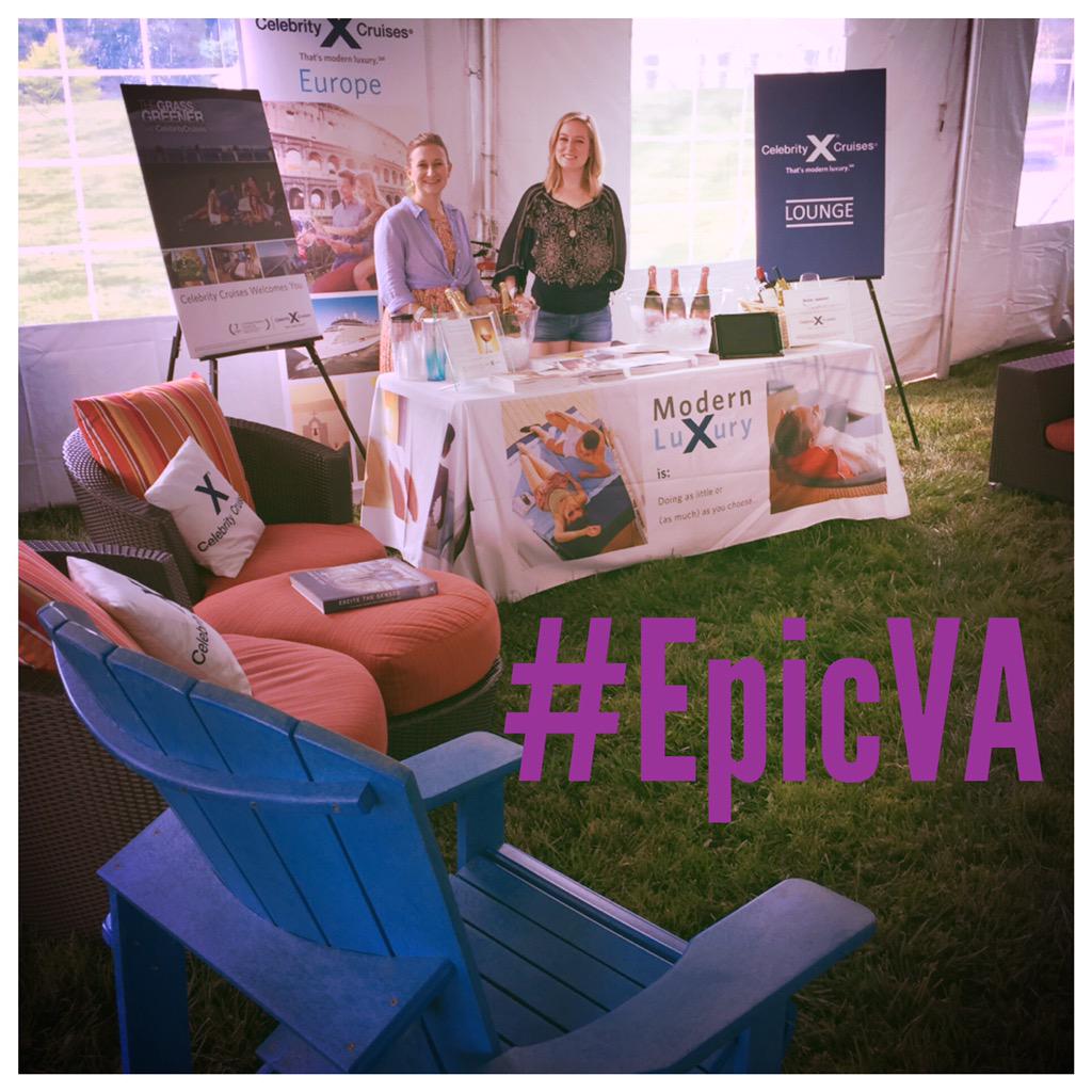 CelebrityDC's tweet photo. Thanks to everyone who came to the @CelebrityDC Lounge at @EpicurienceVA today! And thanks to @restonlimo! #EpicVA http://t.co/MwKsnNge1G