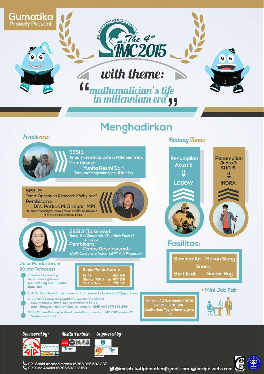 Ayo guys ikt!Nyesel loh ga ikt <a href="/HMP_UMSU/">HMP Matematika UMSU</a> <a href="/himatika_unand/">Himatika Unand</a> @himatikaprbanas <a href="/Himatikauntirta/">Himatika Untirta</a> <a href="/himatika_ista/">HIMATIKA IST AKPRIND</a> <a href="/ADFOKOMATH/">MATEMATIKA UIN SGD</a>