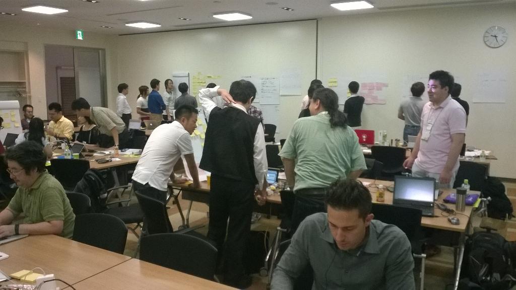 dcaro's tweet image. Very engaged teams for day 2 of #devopsjp hackathon!