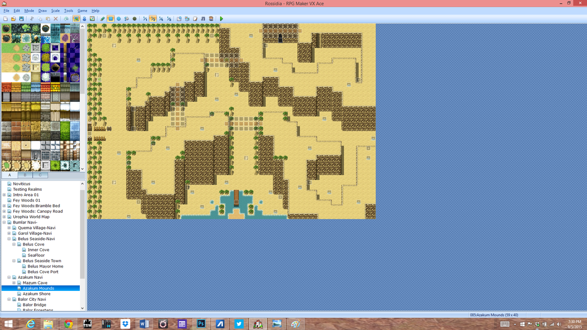 Soaring_Dreams's tweet photo. #saturdayscreenshot #indiedev #RPGMaker #Rossidia "Azakum Isles - The Mounds" http://t.co/GxsKM8So3F