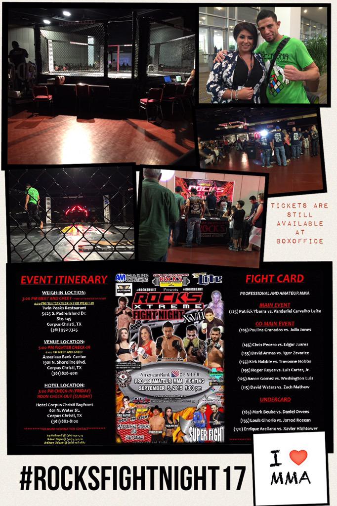 IHeartMMA1's tweet photo. Still time to to get here @AmericanBankCtr for #RocksFightNight17 #IHeartMMA 🌴⛵️👊🏼❤️ http://t.co/Ol6GMZnY57