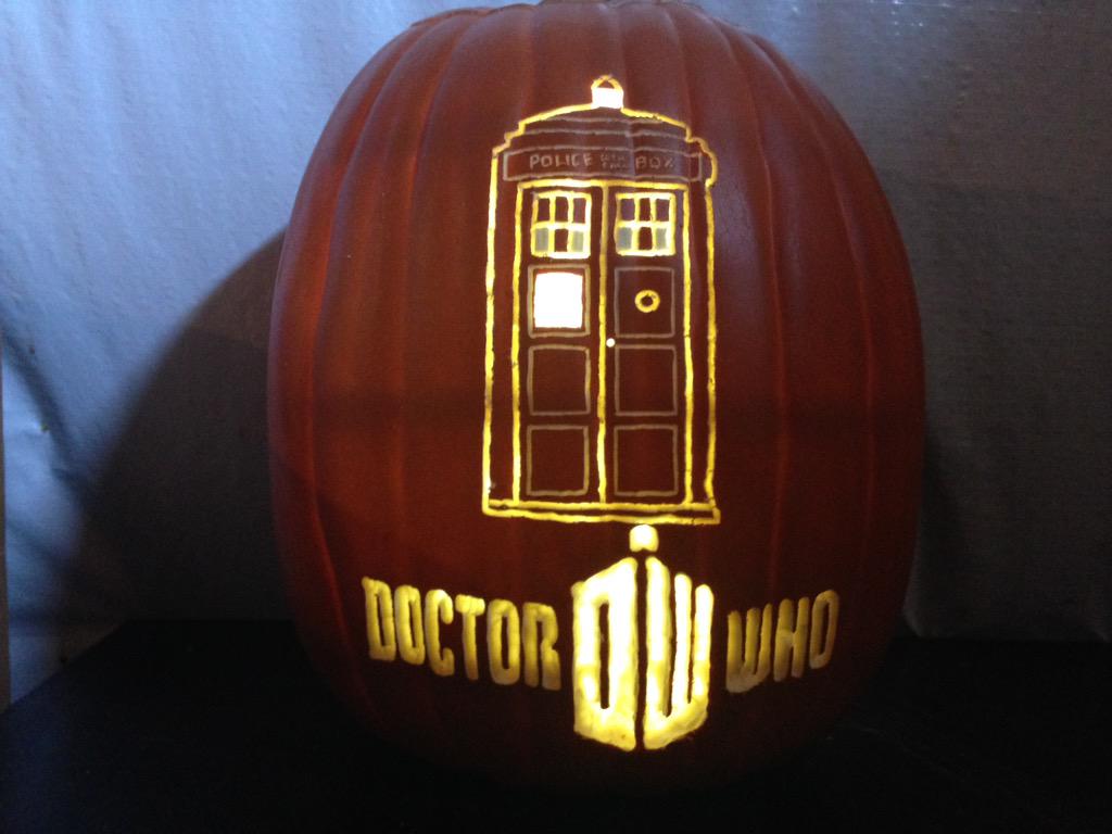 <a href="/DoctorWho_BBCA/">Doctor Who on BBC America</a> <a href="/bbcdoctorwho/">Doctor Who</a> <a href="/DoctorWhoWIT/">Worlds In Time</a>  ..  Check out this hand carved pumpkin tribute to u #DoctorWho