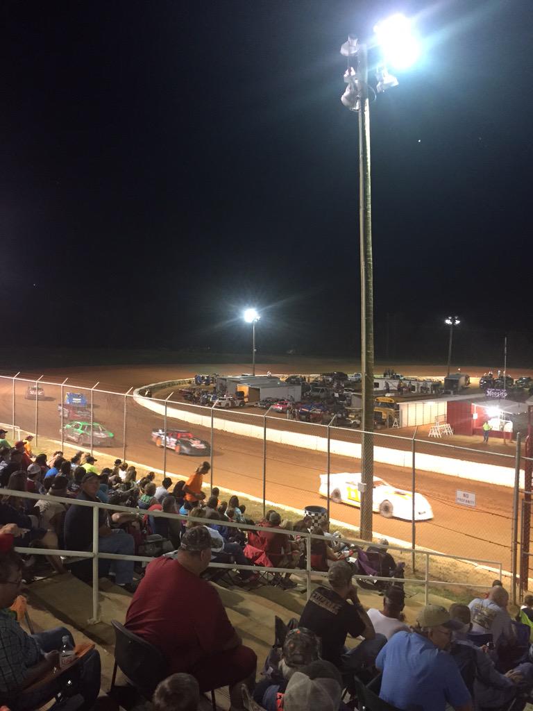 joshherrin's tweet photo. It's not motorcycle racing, but it's awesome. Supporting our local dirt track racers @CMSSpdwy @CochranBleckley http://t.co/C2fEVtTE8p