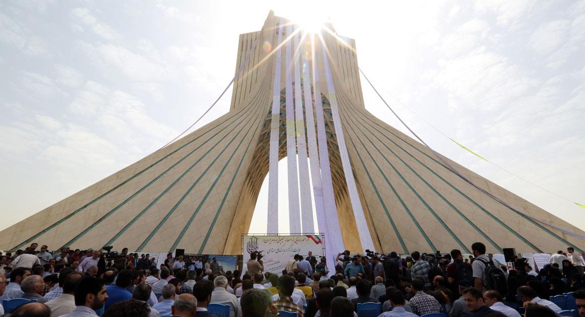 politico's tweet image. Opinion: If the Iran Deal’s so good, why do the Iranians love it? politi.co/1ip13XO via @POLITICOMag | Getty