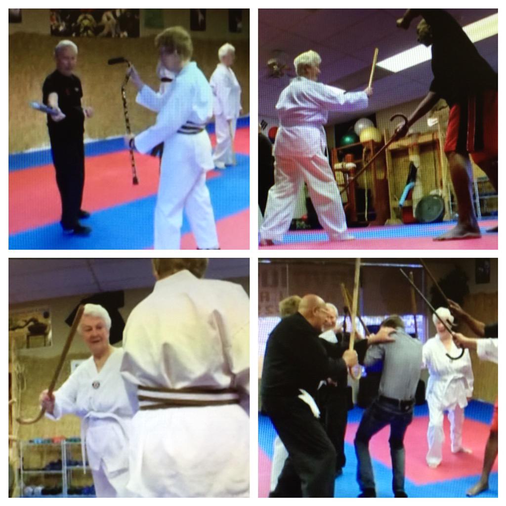 PrestonTVNews's tweet photo. My new, favorite martial art! Cane Fu!! #canefu http://t.co/STYblRIQVt