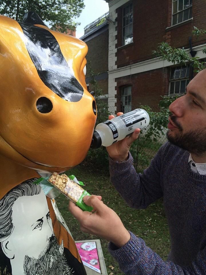 JimGoreham's tweet photo. Giving @GoGoMaestro a muesli bar &amp; litre of lime cordial for his trip to @TheForumNorwich @GoGoDragons2015 GOOD LUCK! http://t.co/C4ksFGU1z5
