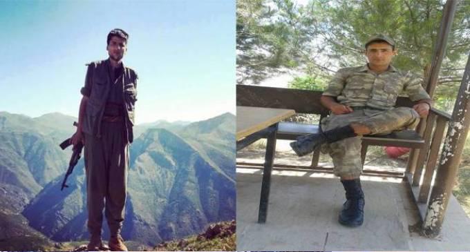 OzgurrGundem's tweet photo. Dersimde  ölen gerilla(Rıdvan Ipek)ve Siirt'te ölen asker (Recep Beycur)
Aynı Köyden akraba ve çocukluk Arkadaşları http://t.co/VSve5YqrGH