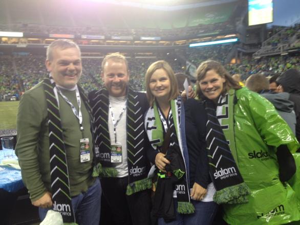 paddyslacker's tweet photo. Fantastic evening at the Slalom Experience! Go Sounders! #SlalomEXP http://t.co/Jrrdxt02Oj