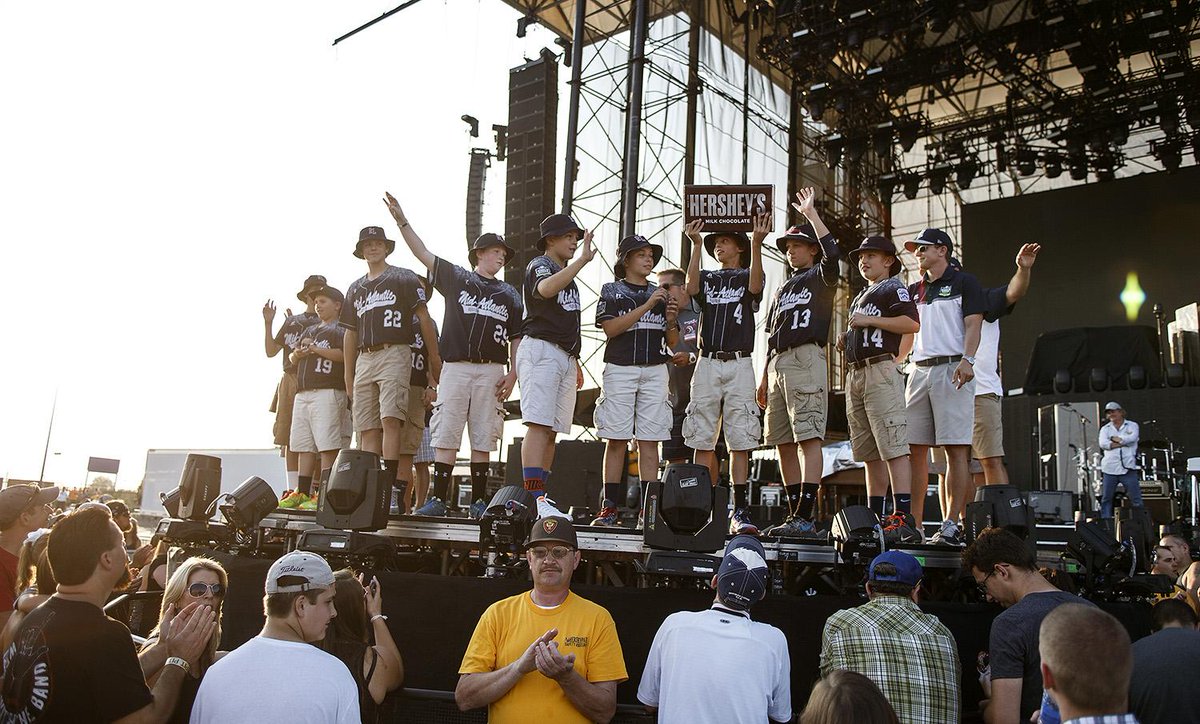 DanGleiter's tweet photo. Red Land Little League champs recognized at Hersheypark Stadium, pics and video, http://t.co/Lwi6D3GnYp @PennLive http://t.co/pZn5EKBrUB
