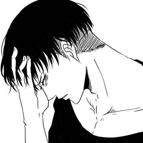 Emotion0Comader's tweet image. "Ugh, why the hell am I up at this hour. . ?"
The male groans as he held his head, slightly irritated.