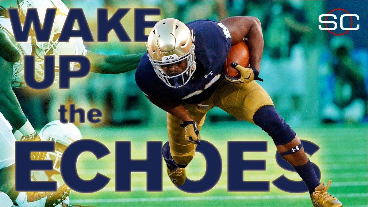 SportsCenter's tweet photo. Go Irish! Notre Dame slams Texas, 38-3. Malik Zaire outgains entire Texas offense, 329 to 163. 
Zaire: 329 Yds, 3 TD http://t.co/Y45jX01O3J