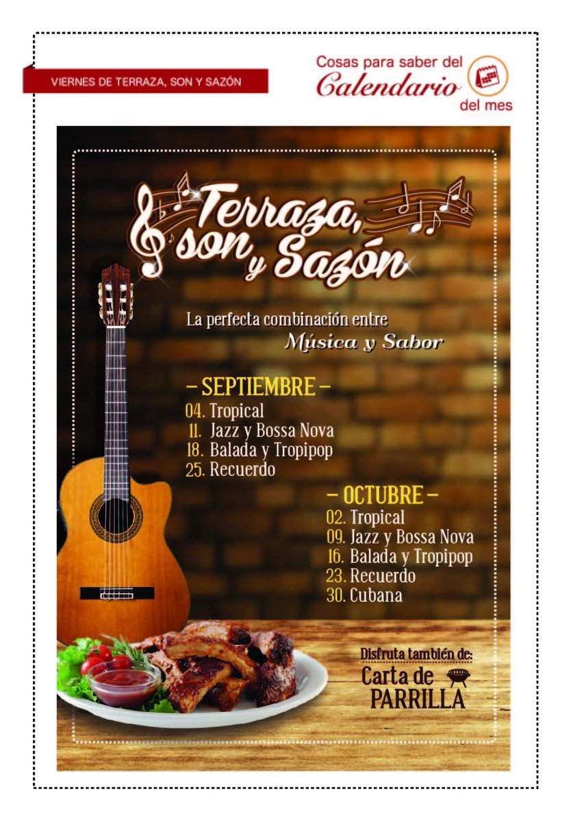CLUBCOMERCIOBGA's tweet photo. Terraza, son y sazón!!! Los  Viernes la cita es  en el Club del Comercio de Bucaramanga!!! http://t.co/LOkV9z1hSx