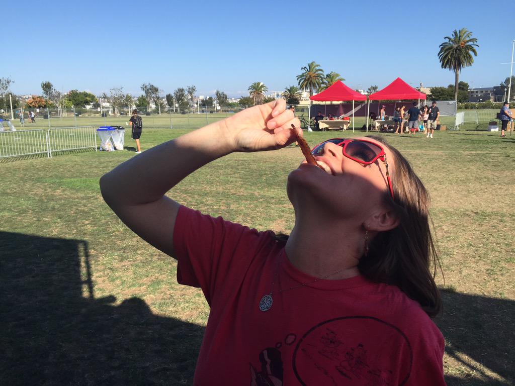 AbbieBlackTV's tweet photo. Hog Heaven! @SDBaconFest was pig-a-licious! #bacon #intlbaconday #LibertyStation #SanDiego #fulltummy #nomnom http://t.co/nopDx2eOOJ