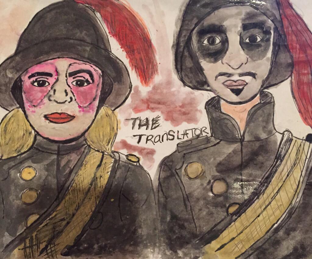 EverythingMsi's tweet photo. Aww, look what I found  the translators I painted when I first found out about it. #batez #bentz http://t.co/DAT1HtGfs1