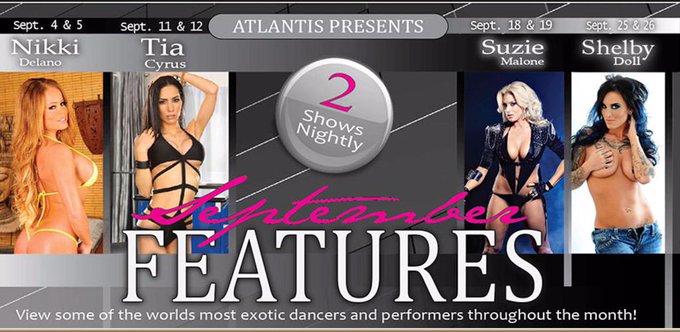 SEPTEMEBER 11-12th I'll be feature dancing @AtlantisChicago ! 2 shows a night. #savethedates #teamcyrusxxx<a class="tags" target="_blank" title="On Twitter" href="/?out=eyJ0eXAiOiJKV1QiLCJhbGciOiJIUzUxMiJ9.eyJpYXQiOjE3MjA4OTQxMzYsImlzcyI6InR3cG9ybnN0YXJzLmNvbSIsIm5iZiI6MTcyMDg5NDEzNiwiZXhwIjoxNzUyNDMwMTM2LCJyZWRpcmVjdF91cmwiOiJodHRwczovL3R3aXR0ZXIuY29tL0F0bGFudGlzQ2hpY2FnbyJ9.bq_bD-ojkCt1prNuzxF1zUM6W9GUAK6hgvUTdbMHeratszKVfDU-IQyHf5deXzkhr4xjclEz_qG6snBpaQg7tQ">@AtlantisChicago</a><a href="/tag/teamcyrusxxx"class="tags"><span>#teamcyrusxxx</span></a><a href="/tag/savethedates"class="tags"><span>#savethedates</span></a>