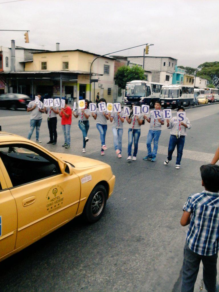 Gs21JuanPabloII's tweet photo. @SCOUTSECUADOR @DSHuancavilca @worldscouting @ScoutIAR Campaña de Valores Scouts GS 21Juan PabloII #vivamosconvalores http://t.co/euJconMw1t