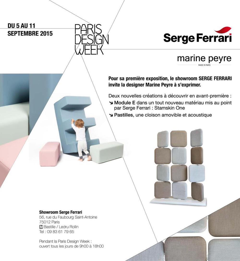 #pdw15 <a href="/PeyreMarine/">Marine Peyre</a> <a href="/ParisDesignWeek/">Paris Design Week</a> <a href="/SergeFerrari/">Serge Ferrari</a> #mo15 #design