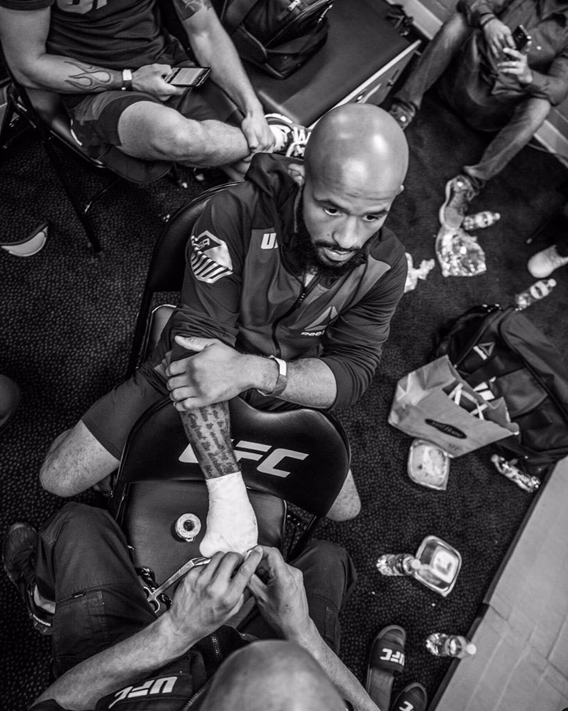 danawhite's tweet photo. Here we go!!! Mighty Mouse vs Dodson! http://t.co/xeiFN34ZAe