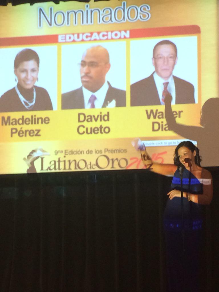 CTTechHS's tweet image. #PrinceTech Ass&apos;t Principal Annabelle Diaz names Madeline Perez Education winner! #LatinoDeOro .@IdentidadLatina