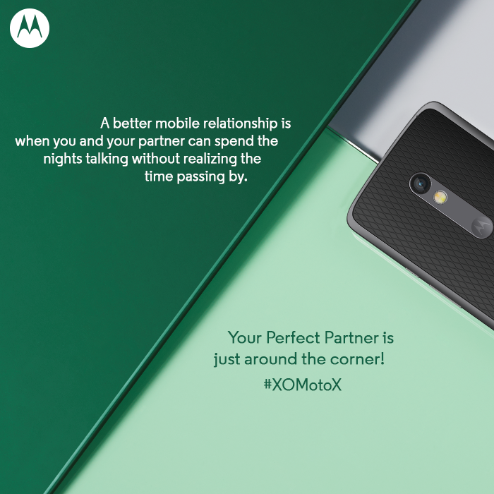 motorolaindia's tweet photo. No more getting dumped by your phone. Your perfect partner is coming with 30 hours of battery backup. #XOMotoX http://t.co/2dJp0C3viI