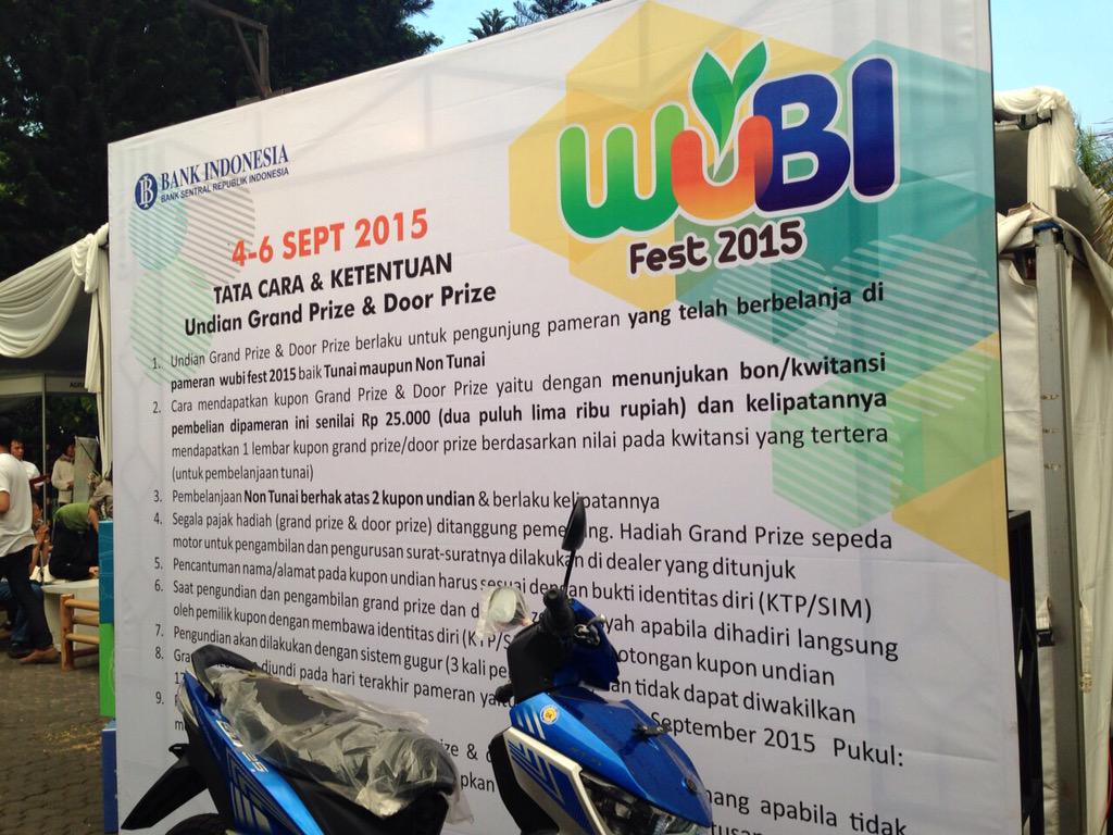 infobdg's tweet photo. Hari terakhir #WuBIFest! Jgn sampai kelewatan. Ada kupon tiap pembelian &amp; dptkn grand prize sepeda motor - @WUBIFEST http://t.co/Xl7VN4X9Iq