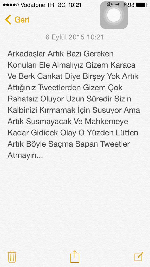 mustafabeerkk's tweet photo. Arkadaşlar Lütfen Duyarlı Olalım... #GizemKaraca @Gizem__Karaca @akyol136 http://t.co/WskkiOeuk7
