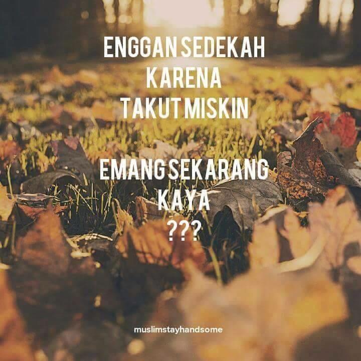 ustadzariscom's tweet photo. Enggan sedekah? http://t.co/FDQGRwJhBg