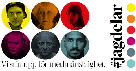 Hundra kända svenskar i unikt upprop: Vi står upp för medmänsklighet och humanitet jagdelar.dn.se #jagdelar