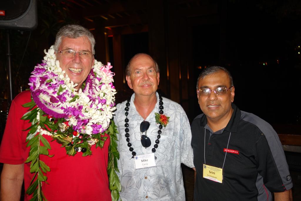 seemohan's tweet image. Felicitation of 2014 #Turing Award winner #database pioneer Mike Stonebraker @ #VLDB2015 in Hawaii on 31 Aug 2015