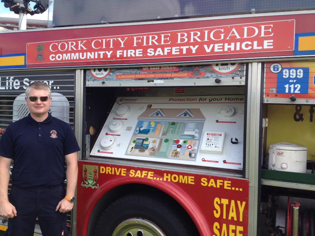Great response to <a href="/CorkCityFire/">Cork City Fire Brigade</a> safety information and tips <a href="/TramoreValPark/">Tramore Valley Park</a> family fun day