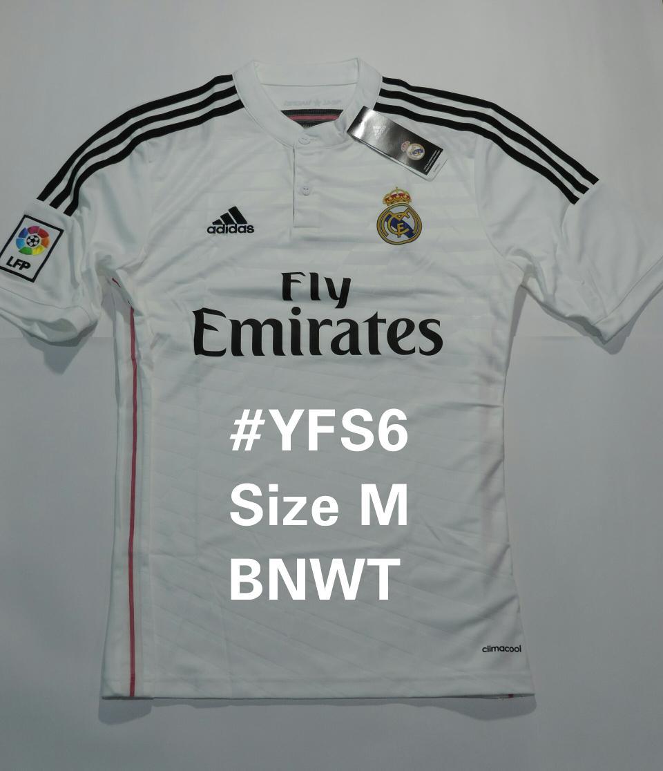 yapfootball's tweet photo. #YFS6 Real Madrid Home 2014-15
Size M
BNWT http://t.co/fvcaLGC2Qt