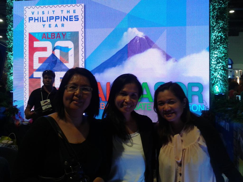 RoseOlarte's tweet photo. Visit the Philippines!
at the #ALMASOR booth http://t.co/GMZvUquGK7