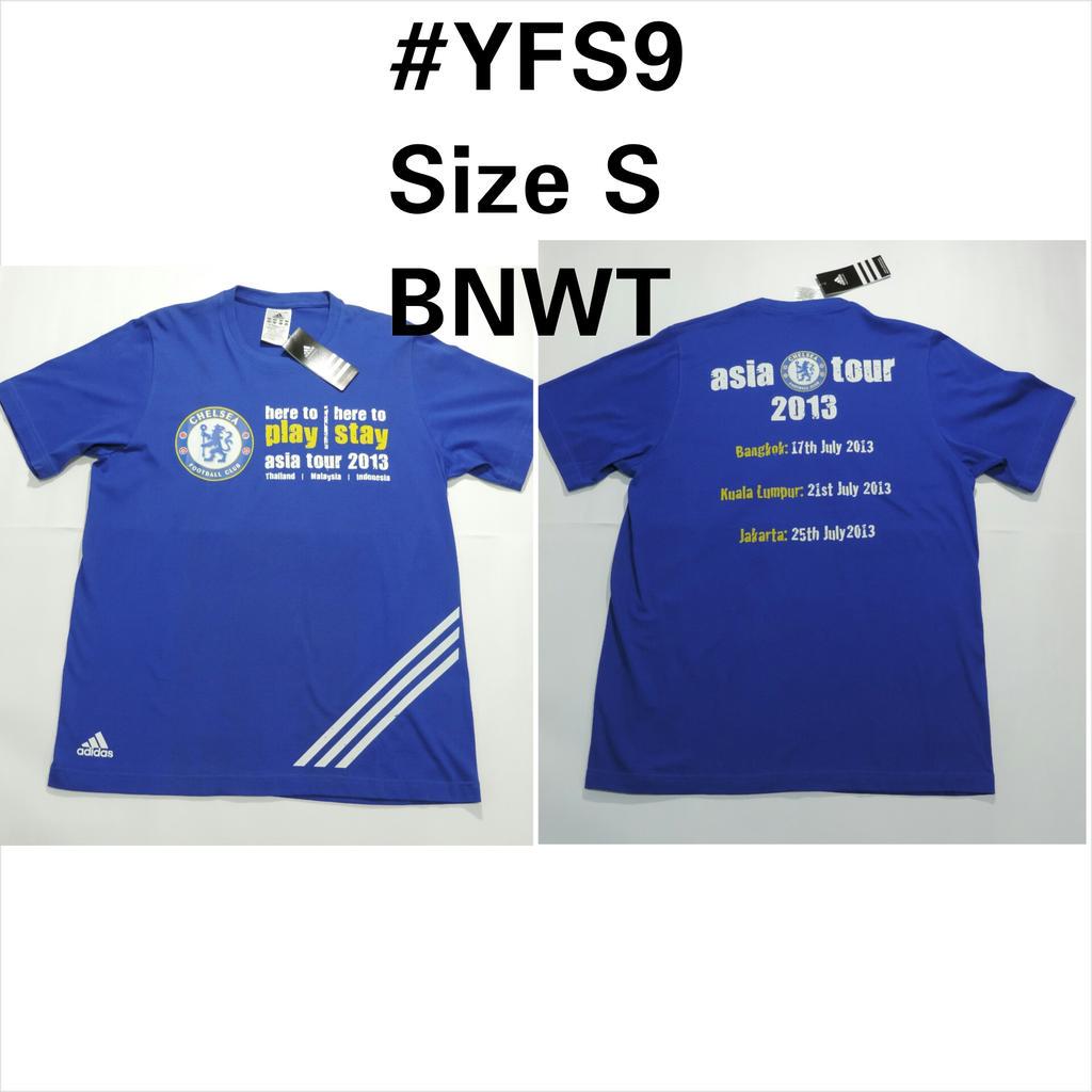 yapfootball's tweet photo. #YFS9 ADIDAS Chelsea Asia Tour 2013 Tshirt (Kaos)
Size S (70×50cm)
BNWT http://t.co/UYtTJCuxfN