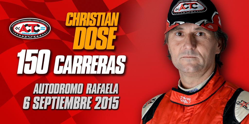 actcargentina's tweet photo. Hoy @ChristianDose50 cumplirá 150 carreras dentro de la máxima. Felicitaciones Christian, por muchas mas! 👏👏 http://t.co/vNQpUGdilS