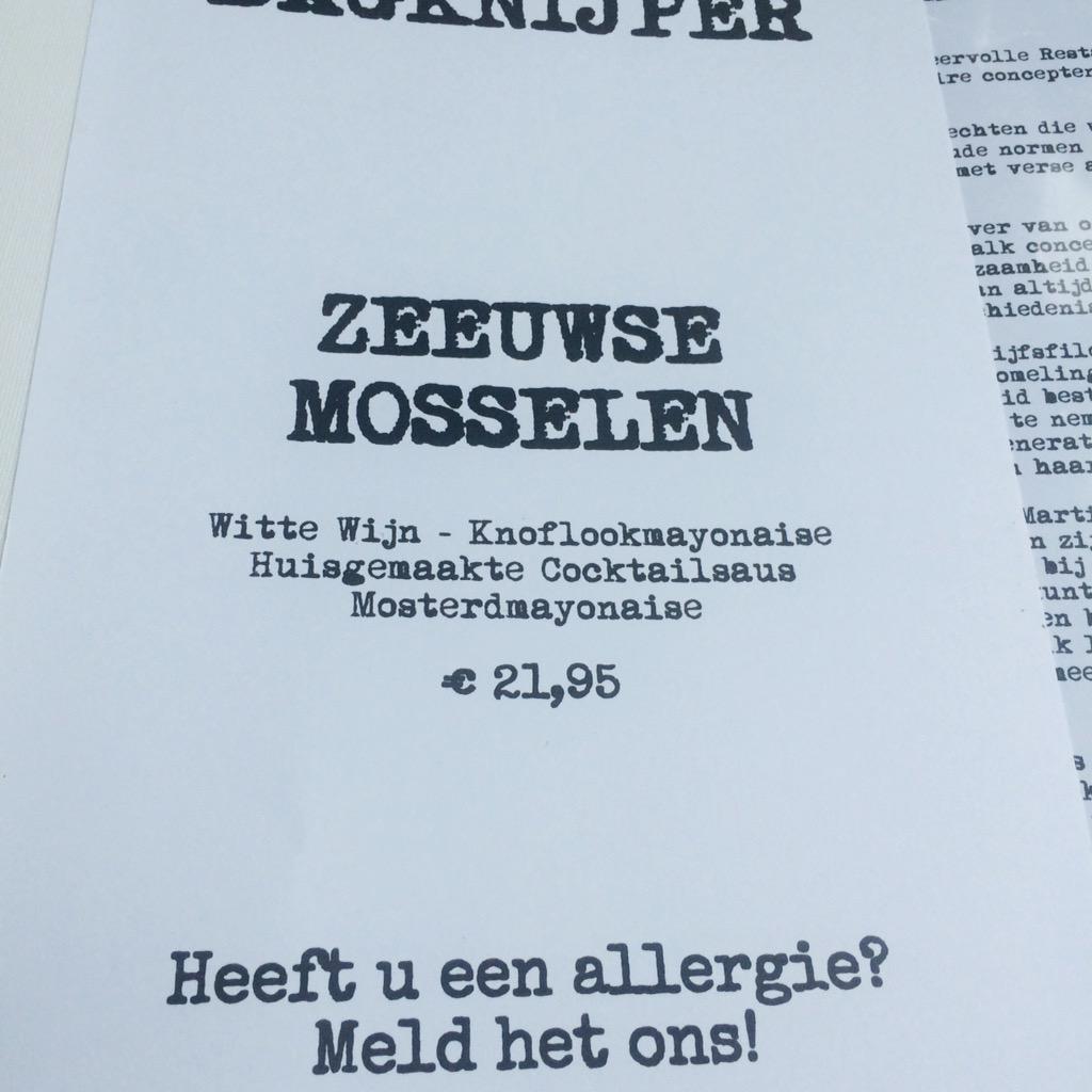 ProefenBeleef's tweet photo. Proef & Beleef Zeeland in #Eindhoven. @valkeindhoven #Mosselweek #Zeeuwse. #Mosselen #Menukaart ππ» http://t.co/e8XQXuNSoM