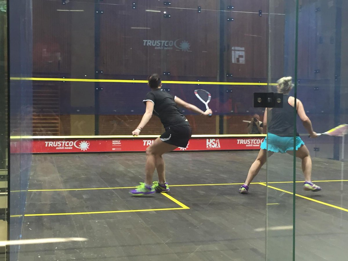 GwenLister1's tweet photo. Women's final in #NamibiaOpen squash between Lauren Siddell of SA and Cheyna Tucker, SA. http://t.co/qpZ85x7KDM