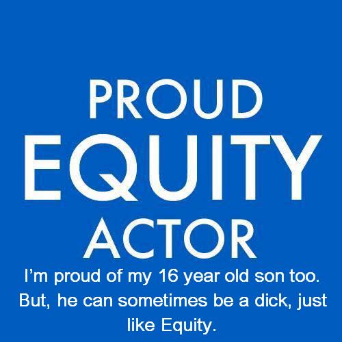 .<a href="/ActorsEquity/">Actors' Equity</a> .<a href="/askifitsequity/">Ask If It's Equity</a> .<a href="/99SeatsLA/">I Love 99</a> #askifitsequity Pride isn't the issue. Save intimate theatre.
