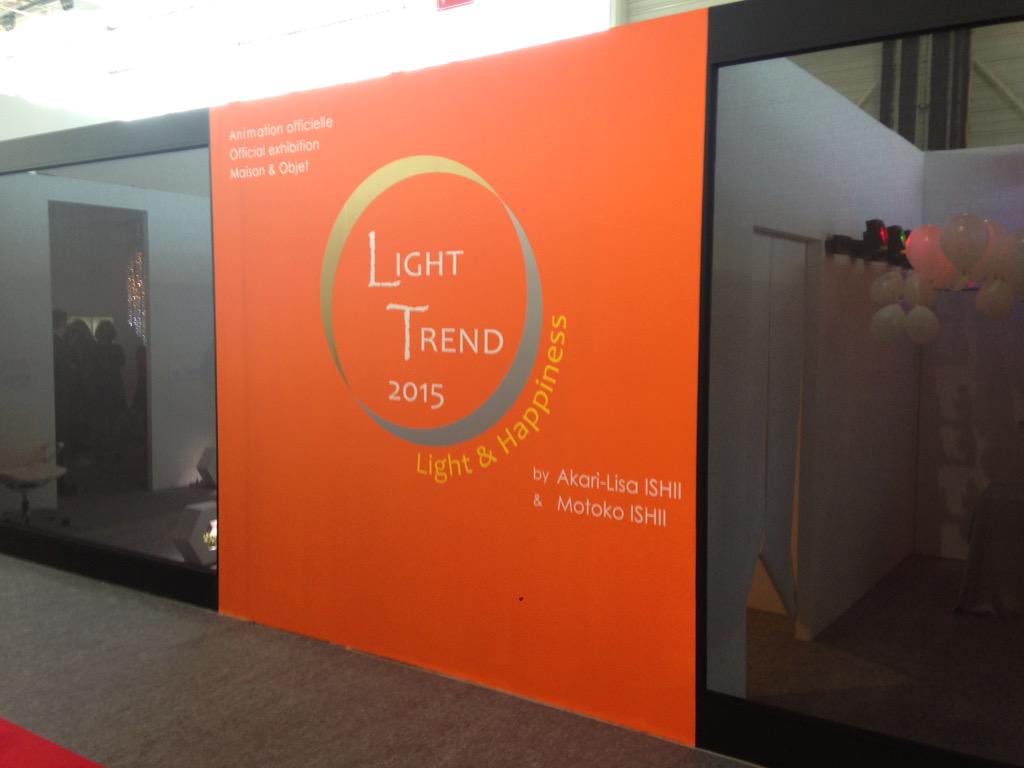 PRS_Wonen's tweet photo. Lichttrends op #lighttrend forum op @MaisonObjet hal 8 #Parijs http://t.co/jFI1cA4d4Q