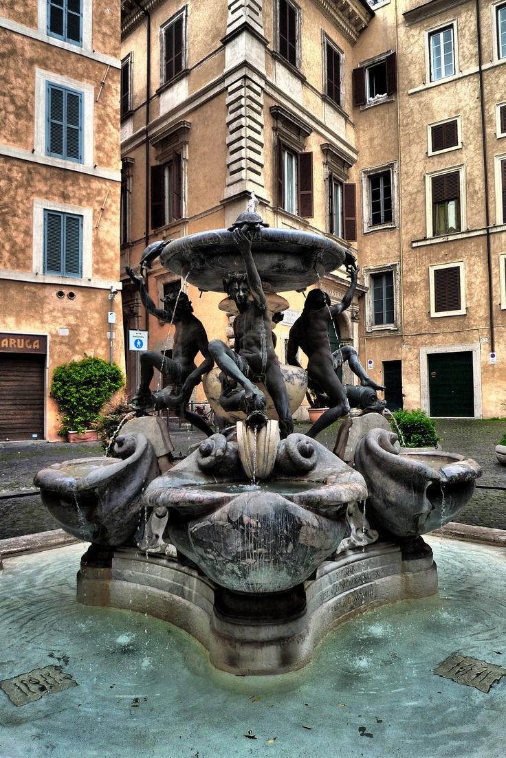 Fontana delle Tartarughe #rome #italy #picoftheday