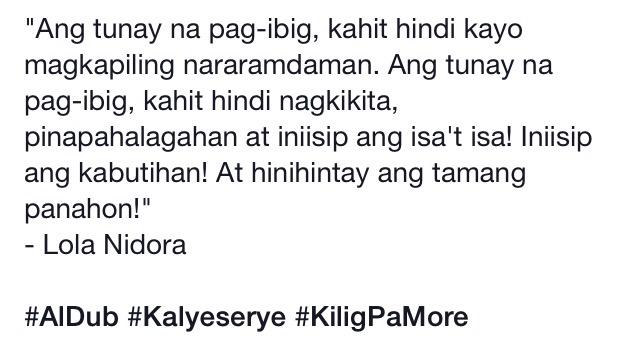 paxlaxina's tweet photo. Enough said. Hahaha. #ALDUBATTLEForACause http://t.co/HDOOO7tEVJ